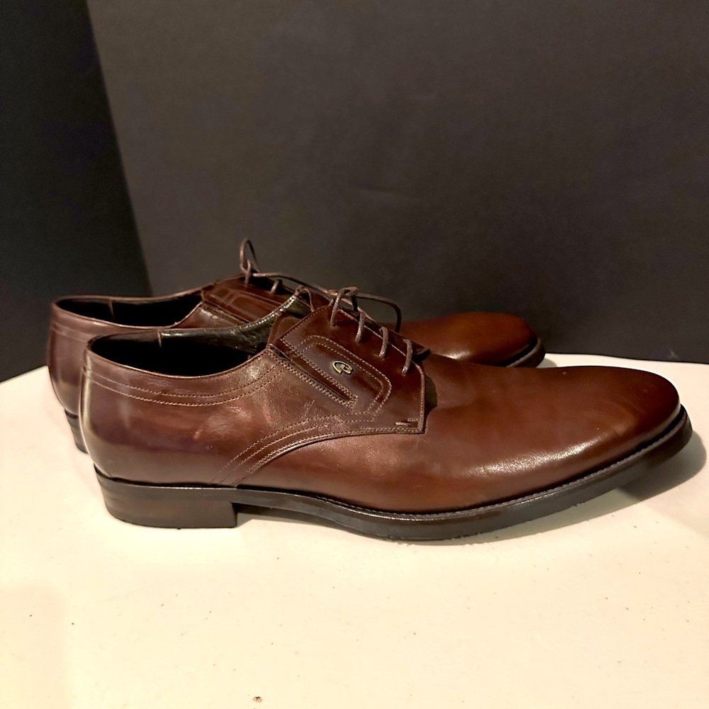 Dino Bigioni brown leather lace up - size 14